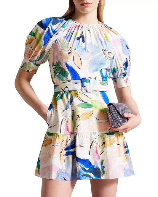 Ted Baker - Rita Floral Belted Mini Dress