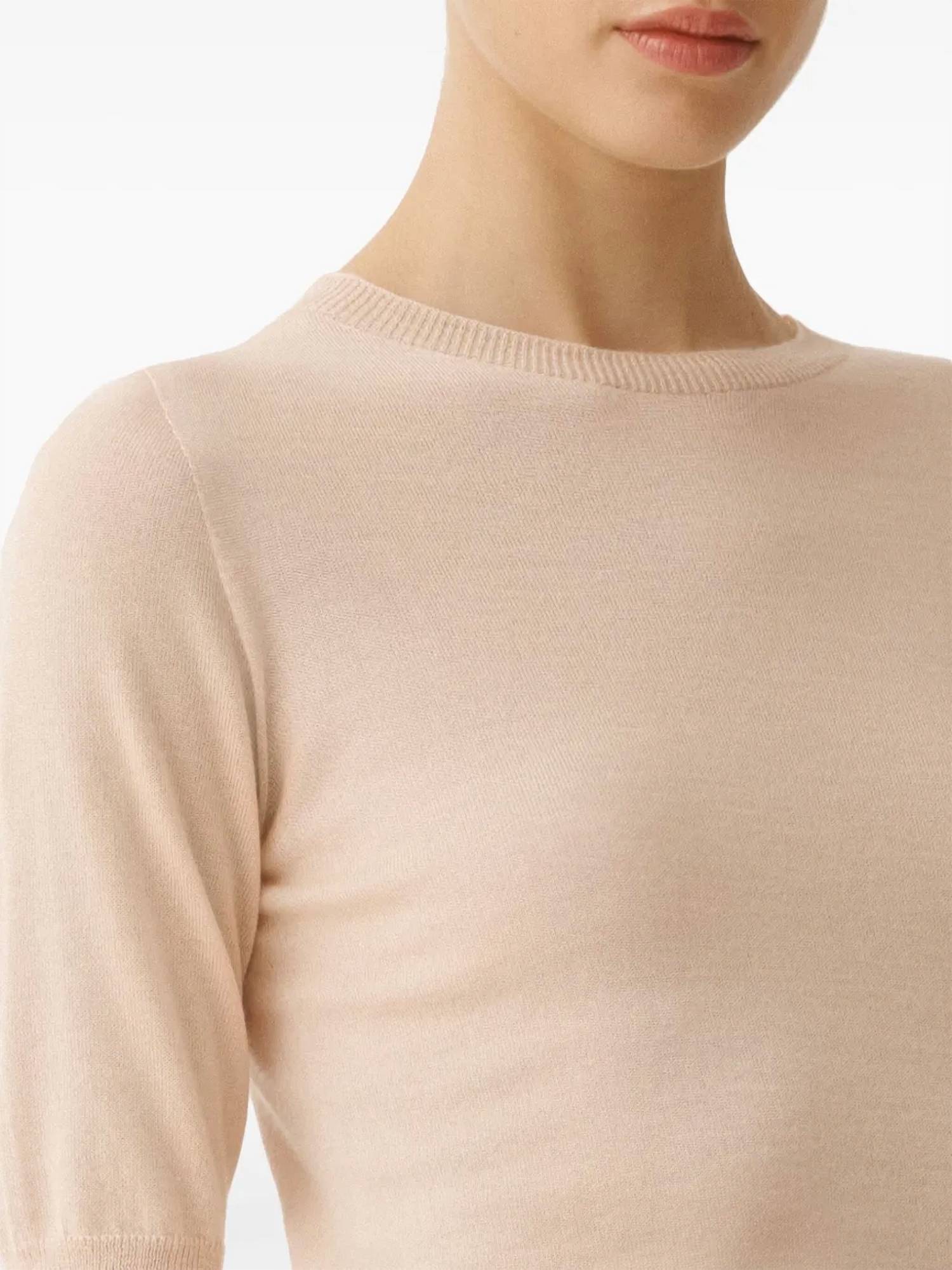 Fabiana Filippi - Cashmere Blend Short Sleeve Crewneck Sweater