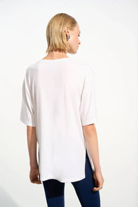 Joseph Ribkoff - Tunic Short Sleeve Sweater