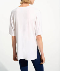 Joseph Ribkoff - Tunic Short Sleeve Sweater