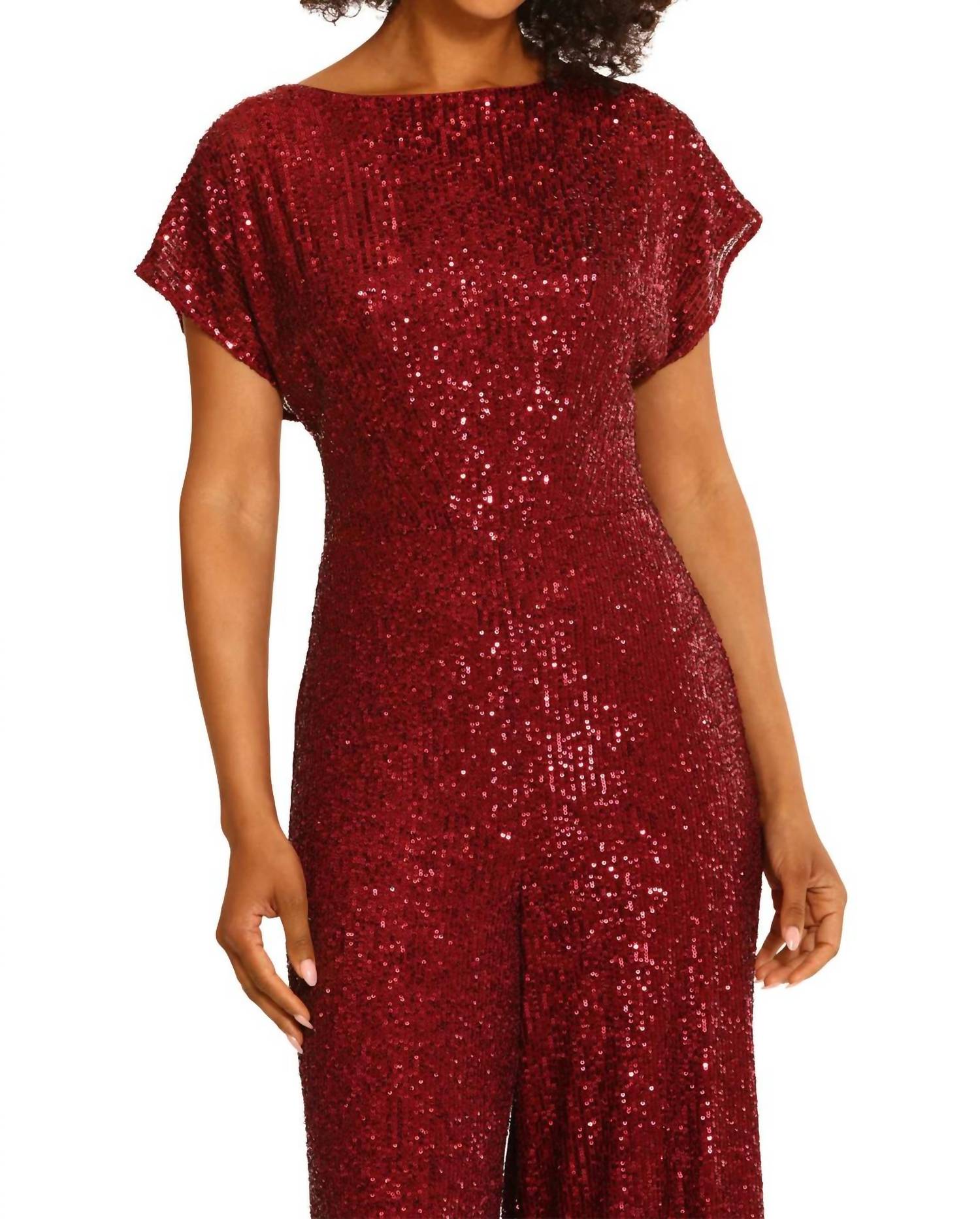 Maggy London - Amber Sequin Jumpsuit