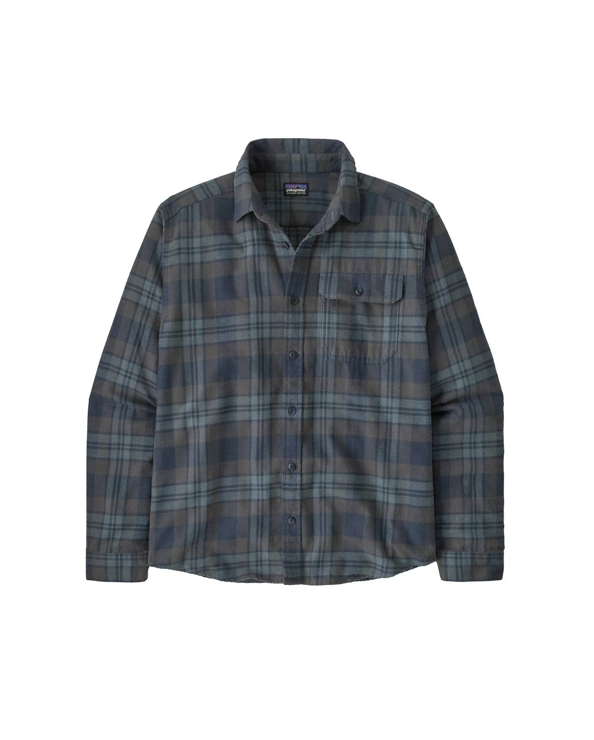Patagonia Lightweight Fjord Flannel Shirt in smolder blue - men's shirt - view 5