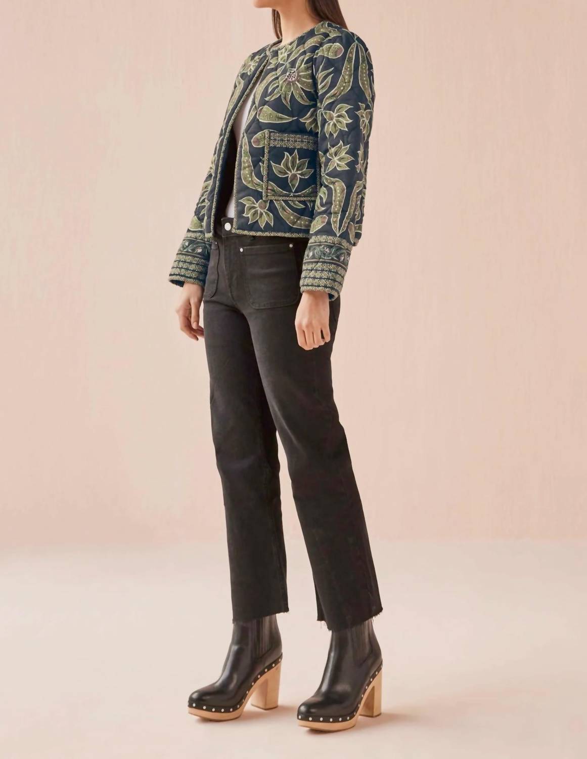 OMIKA Finley Jacket in alexia onyx - women's jacket - detail view