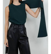 Whiteroom+Cactus - Aria Attached Scarf Woven Top