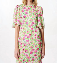 Manoush - Rose Print Midi Dress