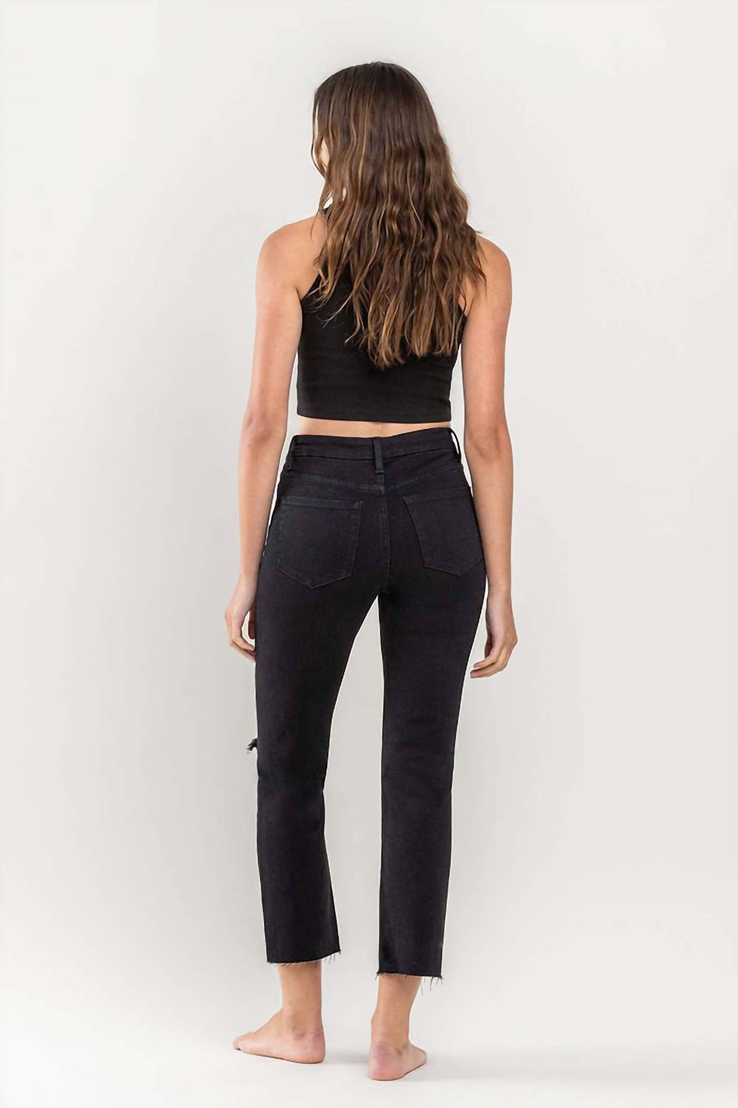Flying Monkey - Jeanette High-rise Slim Straight Jean
