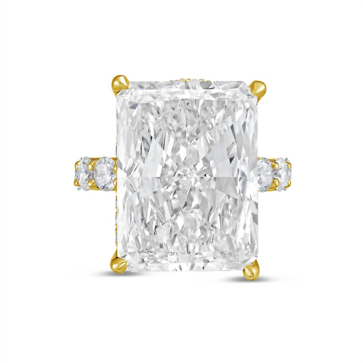 Diana M Jewels - Women's Radiant & Round Lab-Grown Diamond Fashion Ring (8.00 Ct) - Elegant Plus