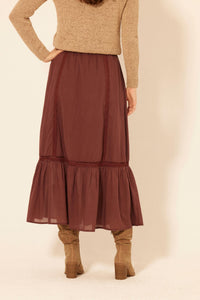 Bila77 - Finch Elastic Tie Waist Skirt
