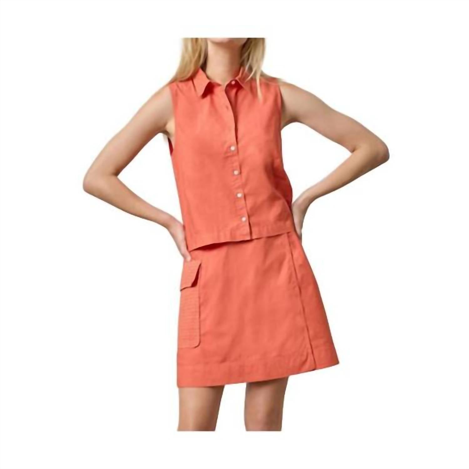 Lilla P - Eyelet Pocket Wrap Skirt