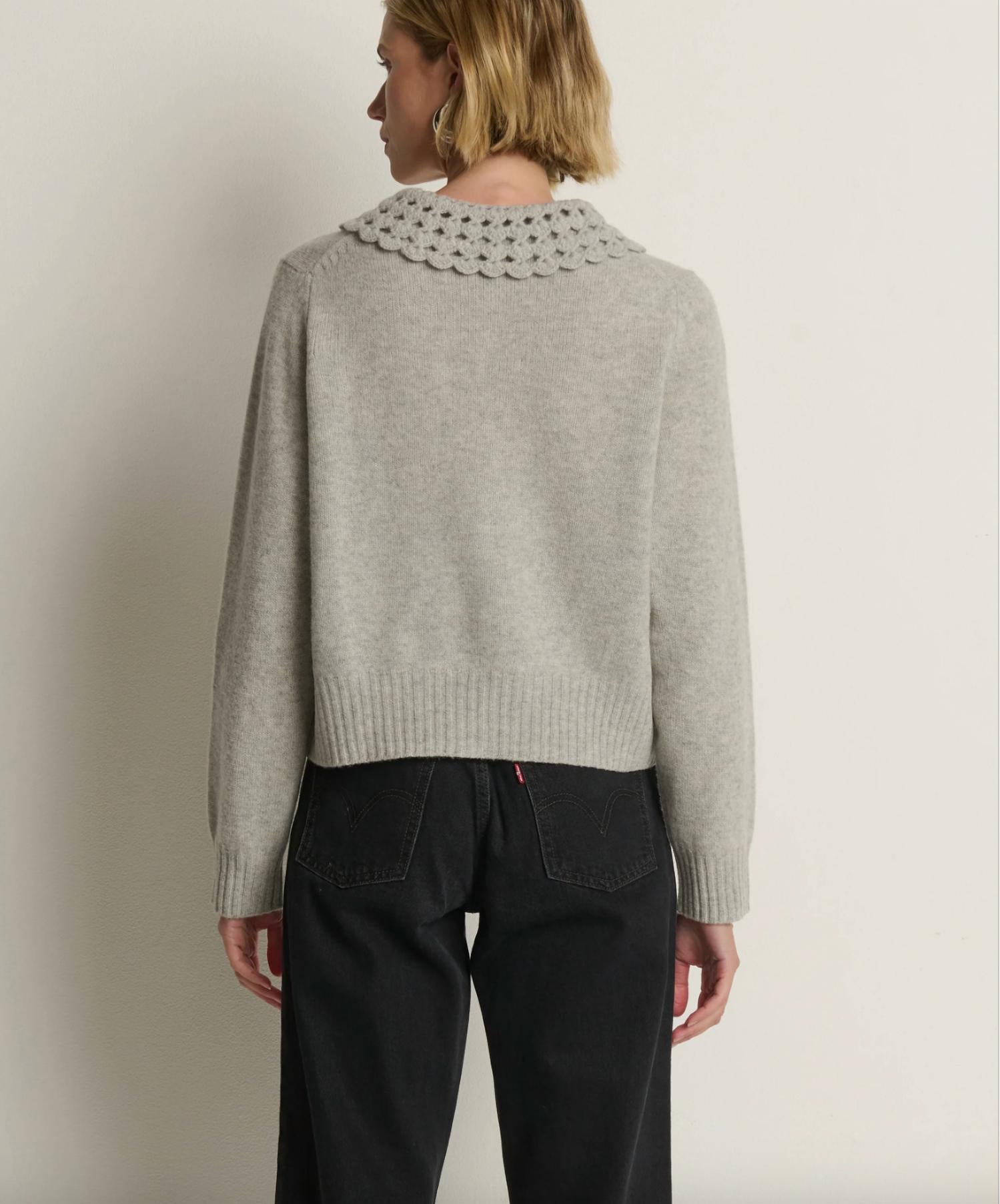Nation LTD Addie Cardigan in grey - women's cardigan - view 4
