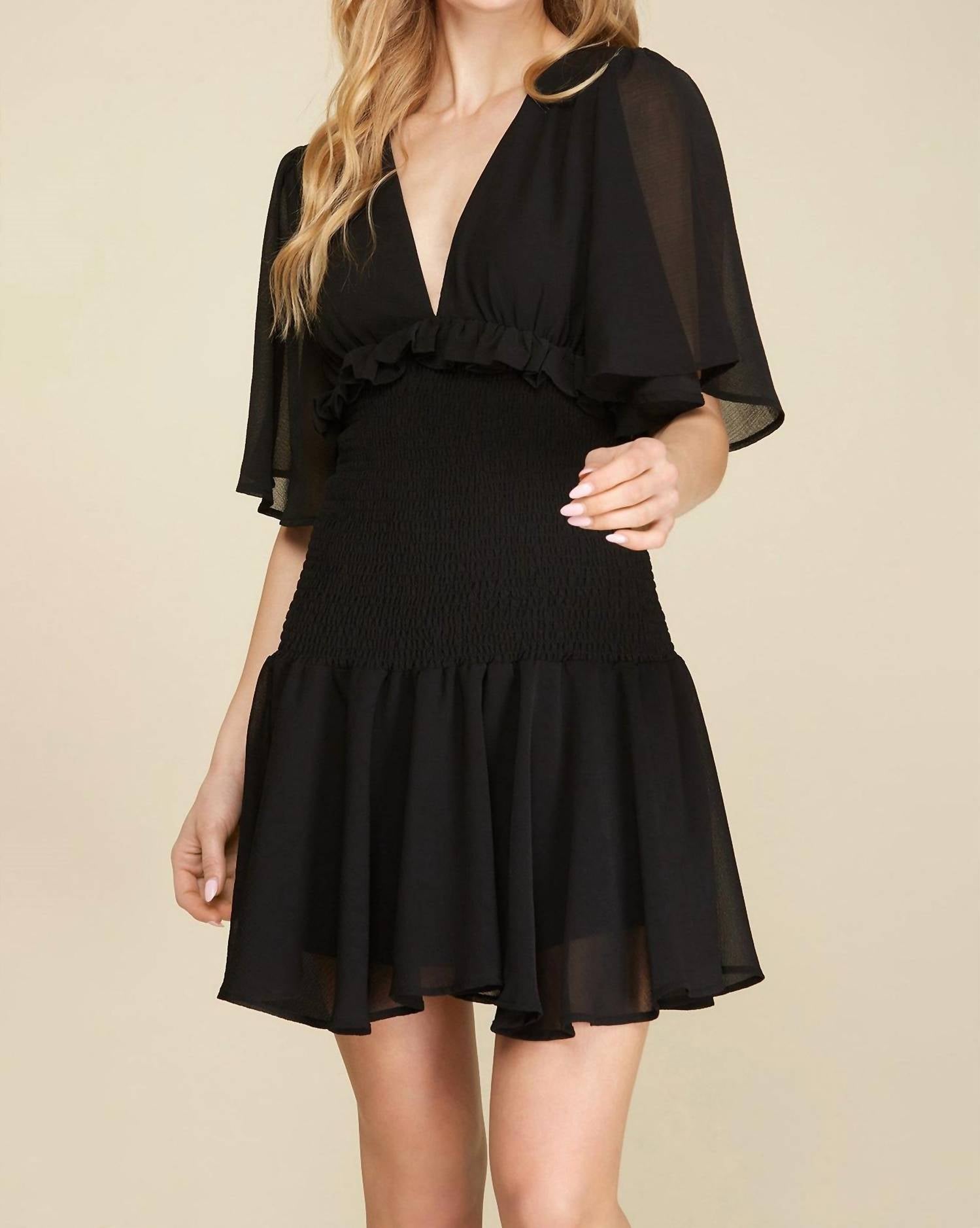 She + Sky - Camilla Flutter Dress