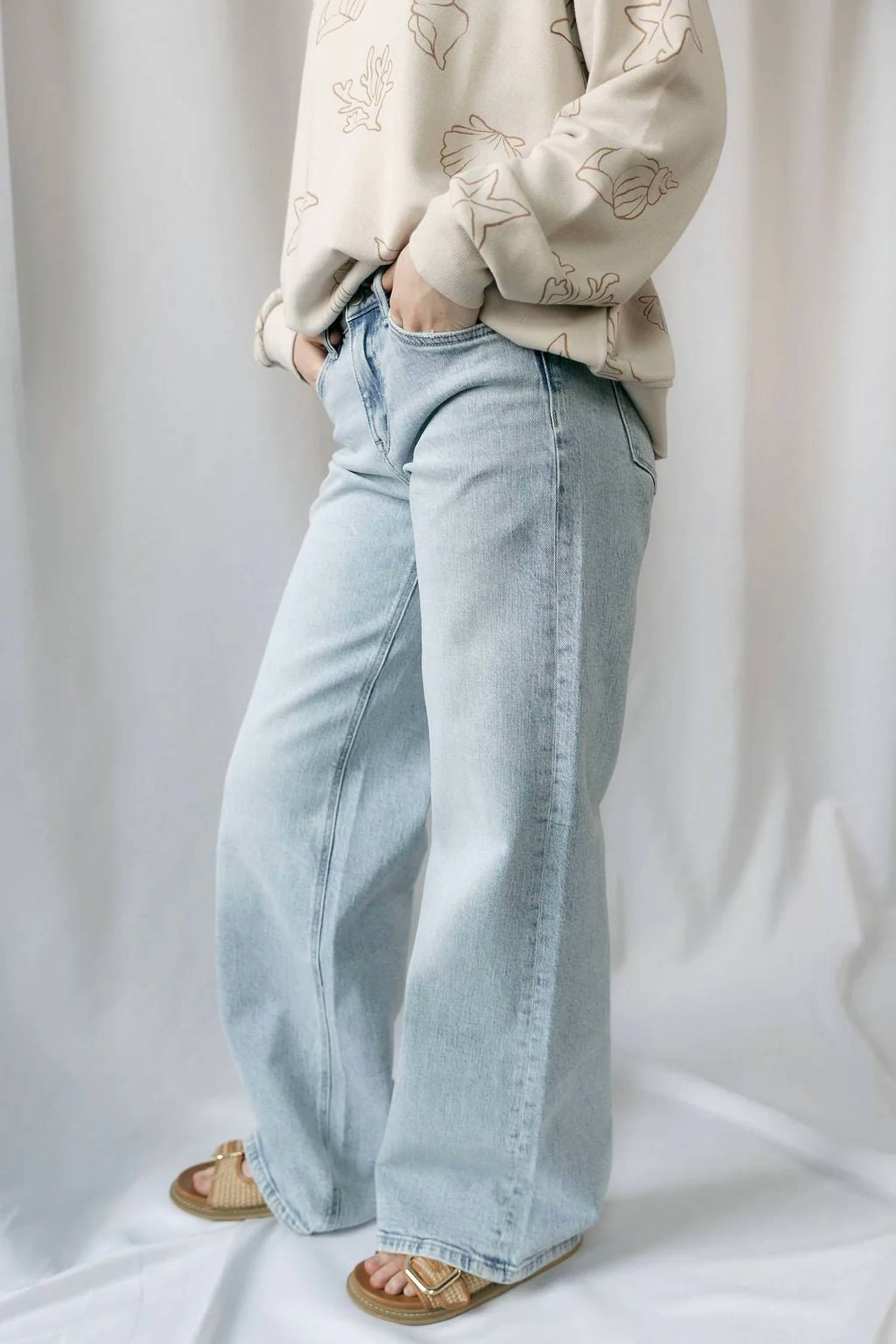 Flying Monkey - Indie Mid Rise Full Length Jeans