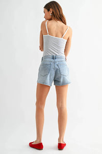 Jbd. - Sweat Short With Curved Hem