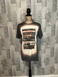 Backroad Threads Wholesale - 80's Rock Cassette Tape Graphic T shirt