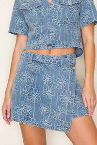 B.Right - Daisy Days Denim Set