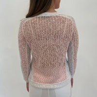 Peace Of Cloth - Lolita Mesh Crew Neck Sweater