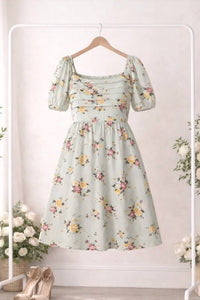 Winslow Collection - Pleated Baby Doll Dress