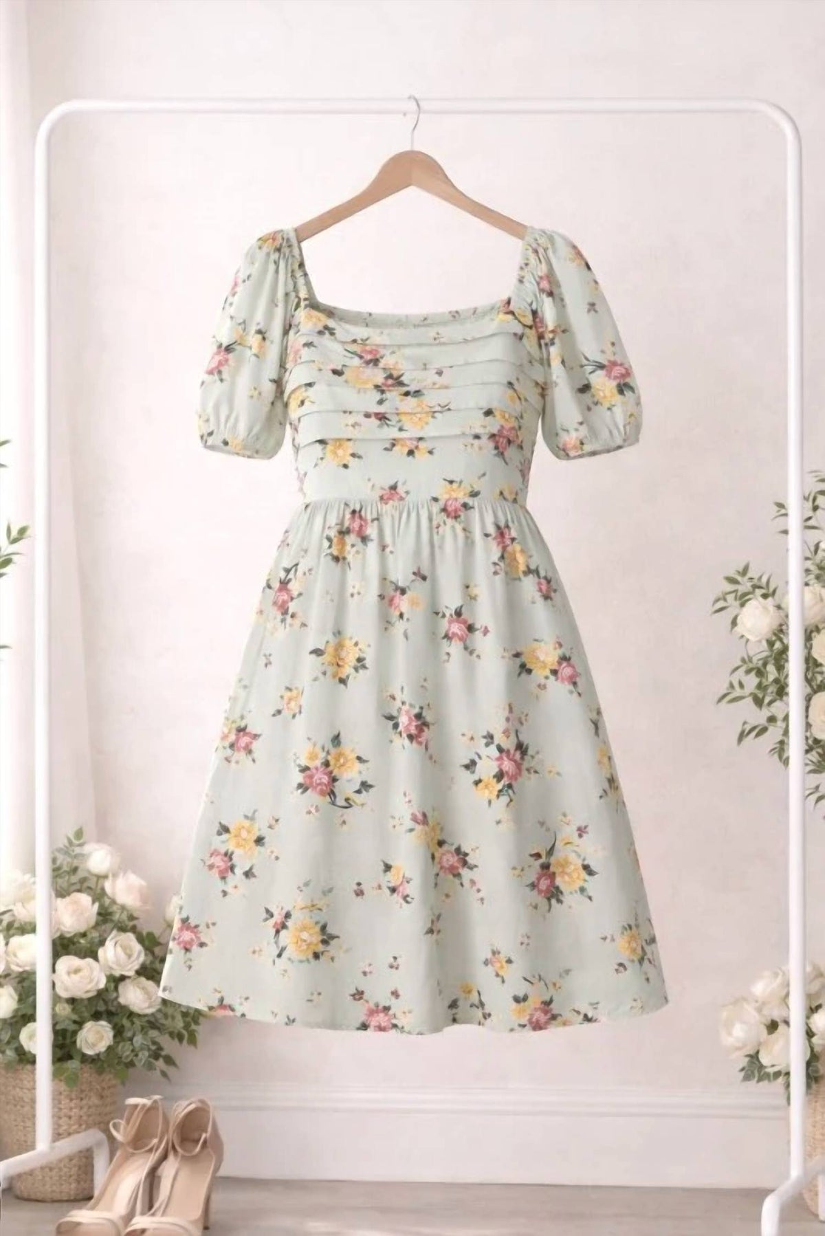Winslow Collection - Pleated Baby Doll Dress