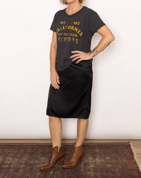 6397 - Bias Drawstring Skirt