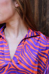 Adrienne - Charlotte Fight Tigers Mini Dress