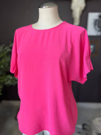 Ivy Jane - Women's Tuck Sleeve Popover Top