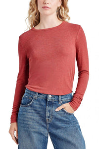 Splendid - Isabella Shimmer Long Sleeve Tee