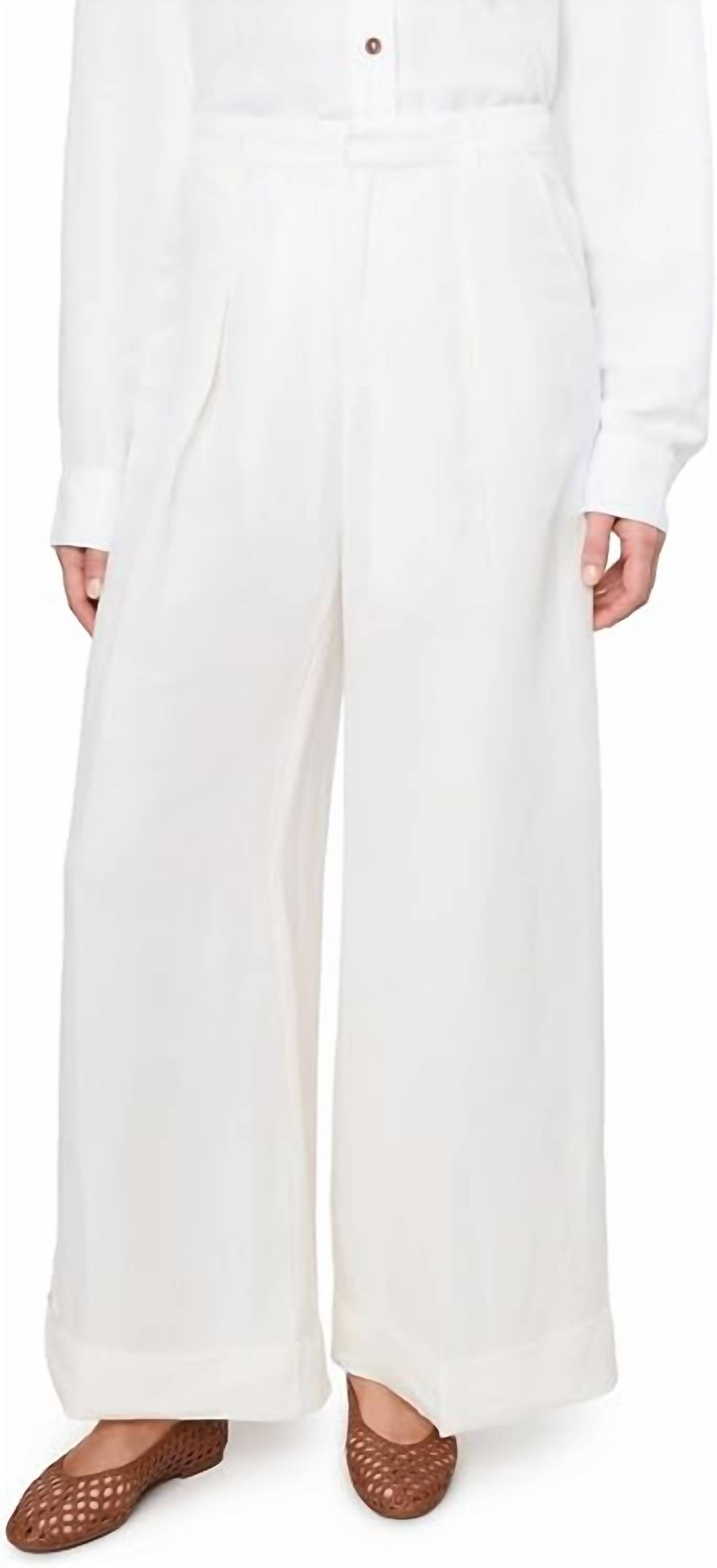 Sanctuary - Terrace Linen Wid Eleg Pants