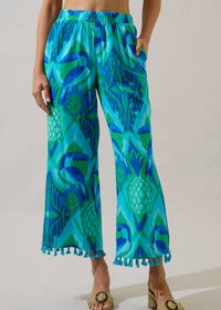 Sugarlips - Women's Blissy Tropical Flare Pants