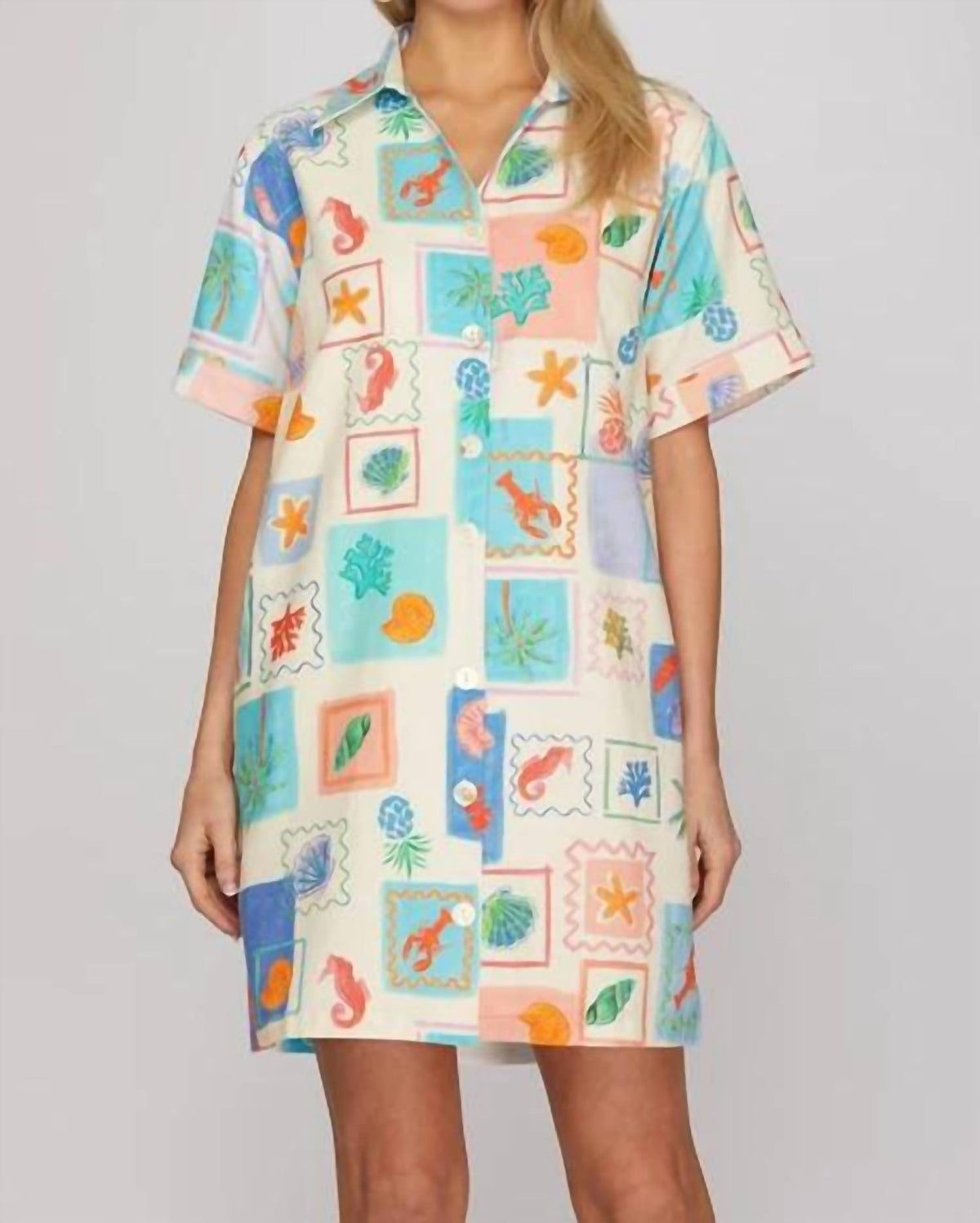 She + Sky - By The Sea Polo Mini Dress