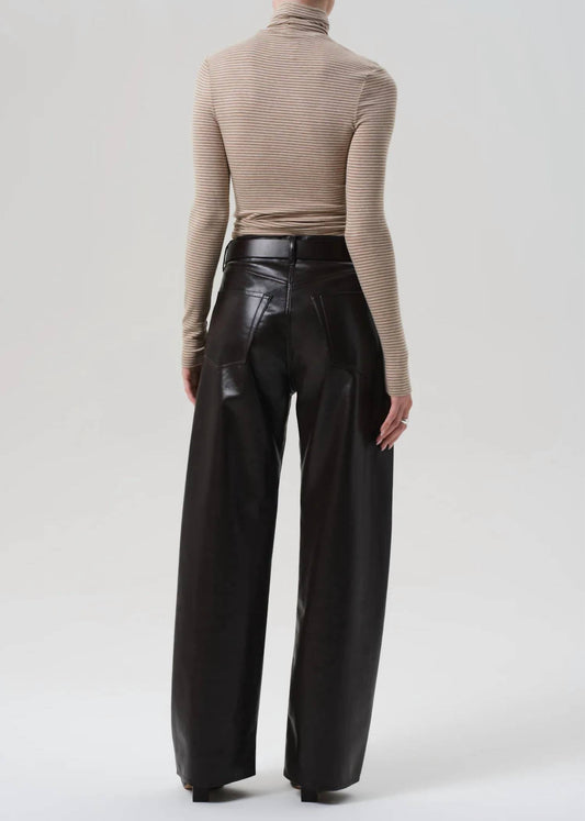 Agolde - Ayla Baggy Recycled Leather Pants