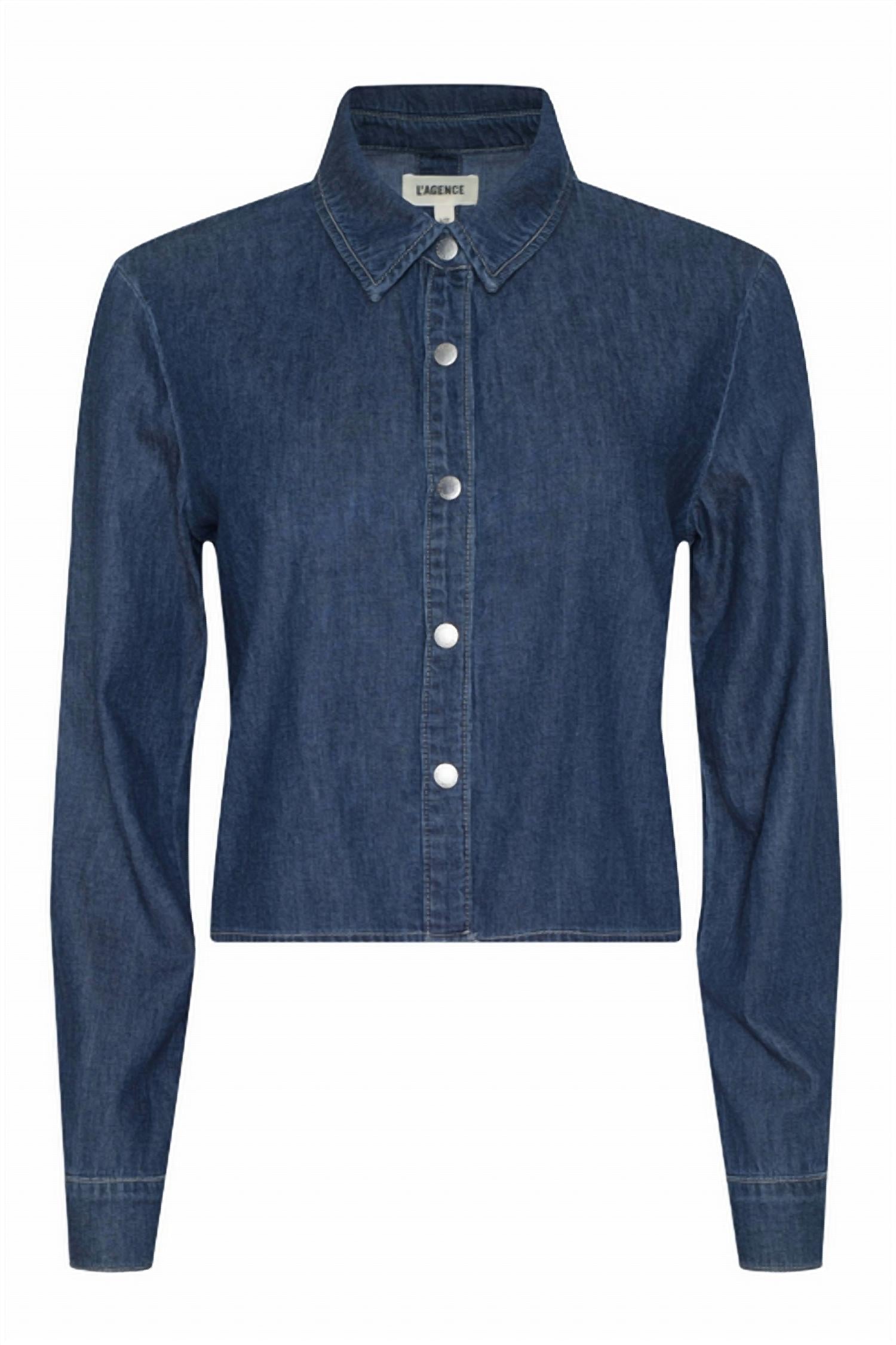 L'Agence - Annette Chambray Button Down Shirt