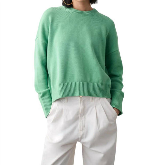 White + Warren - Shrunken Crewneck Sweater