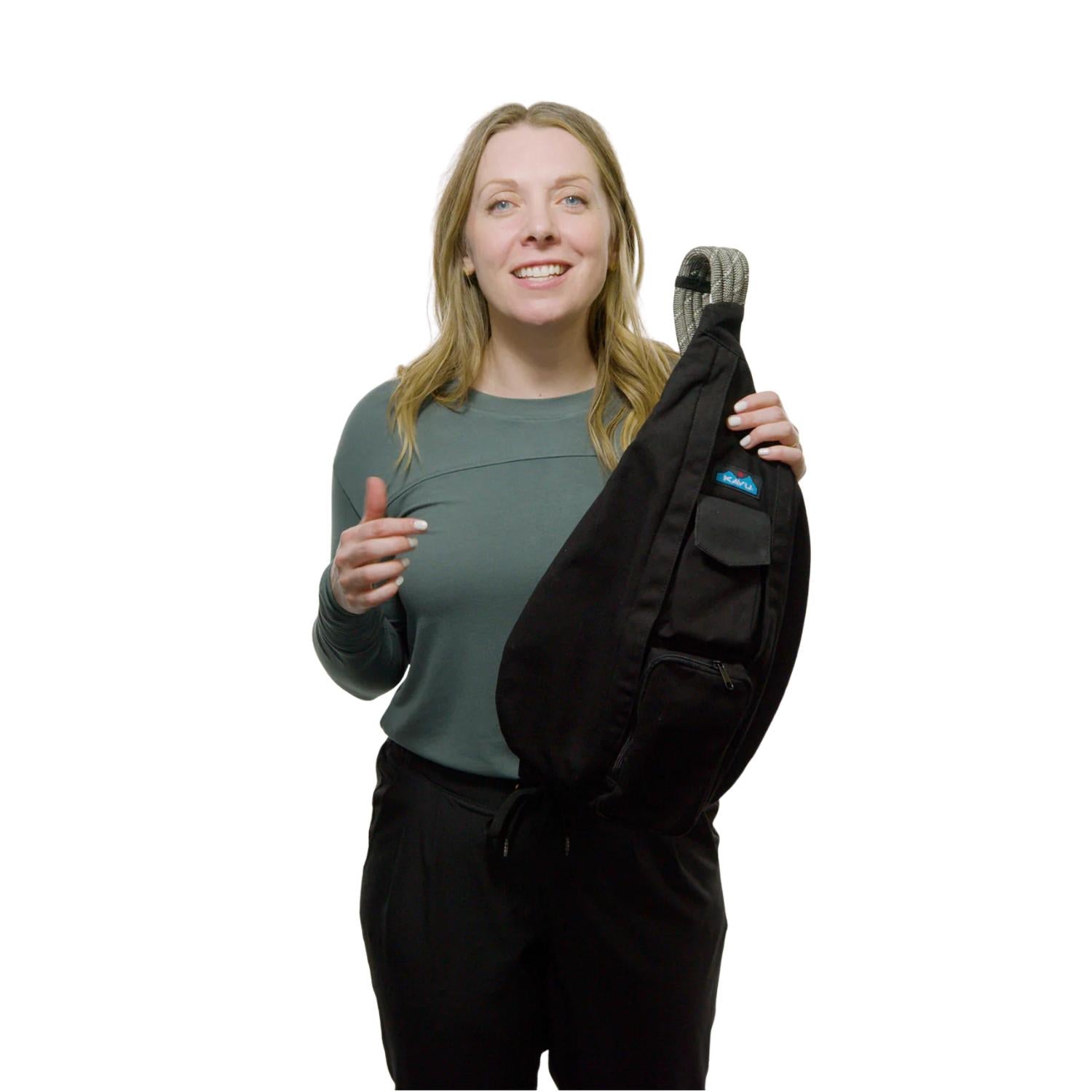 KAVU Women's Rope Bag in black - women's bag - alternate view