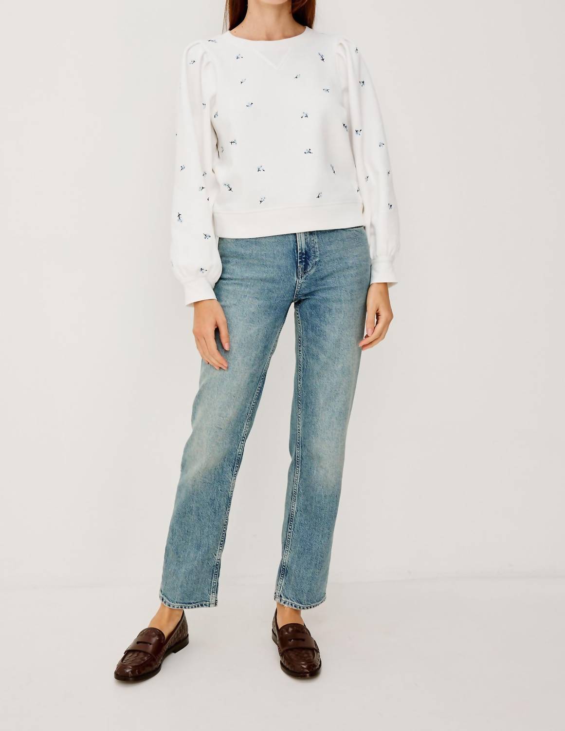Rails - Tiffany Sweatshirt With Floral Embroidery