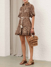 Zimmermann - Wanderlust Lantern Mini Dress