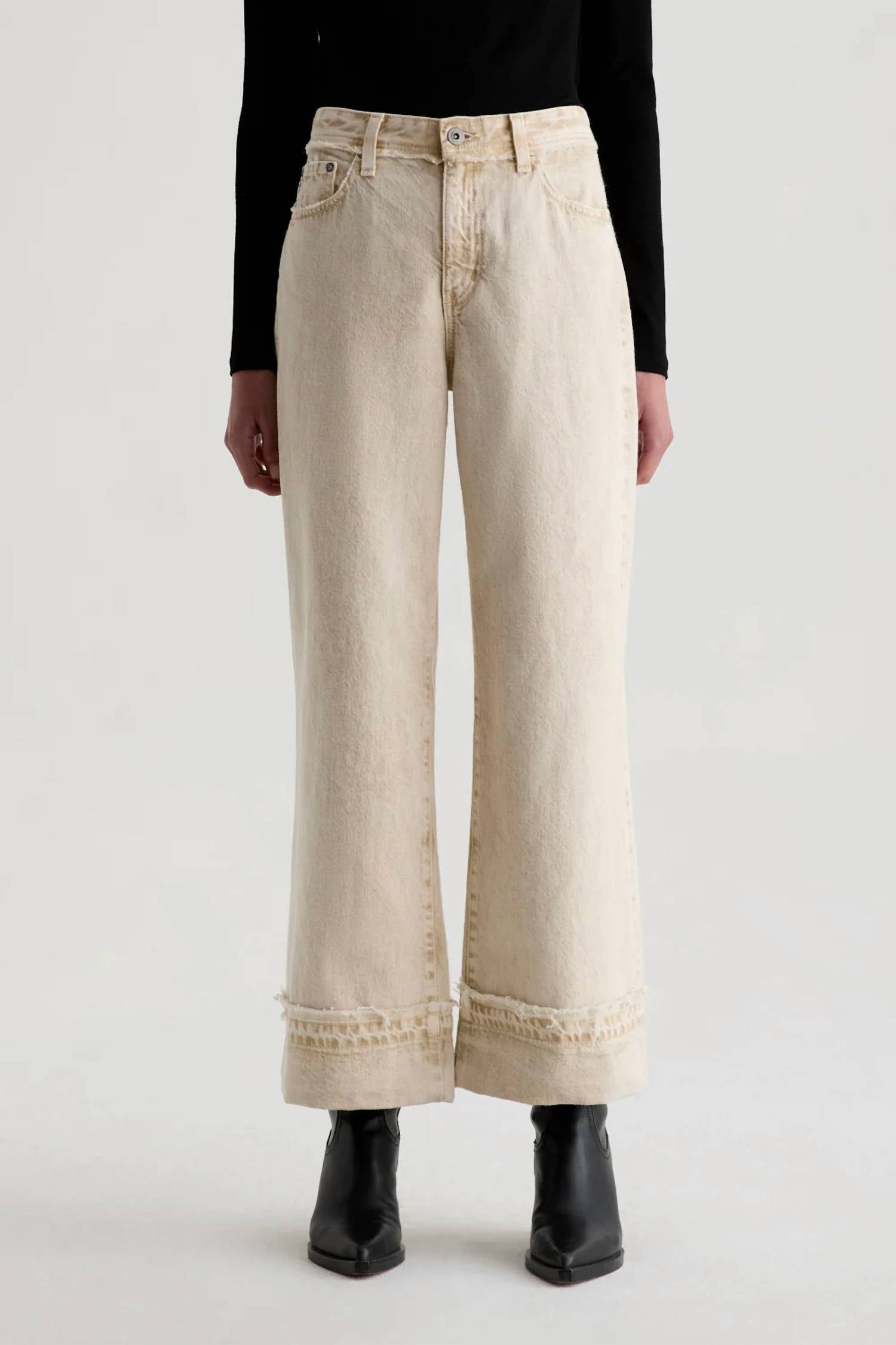 Ag Jeans - Saige Wide Leg Crop Jeans