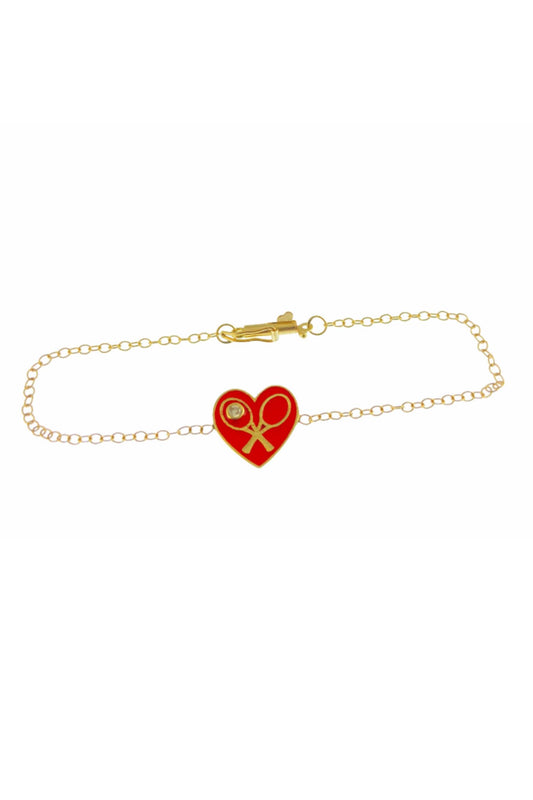 Love Love Tennis - Women's Diamond Bracelet