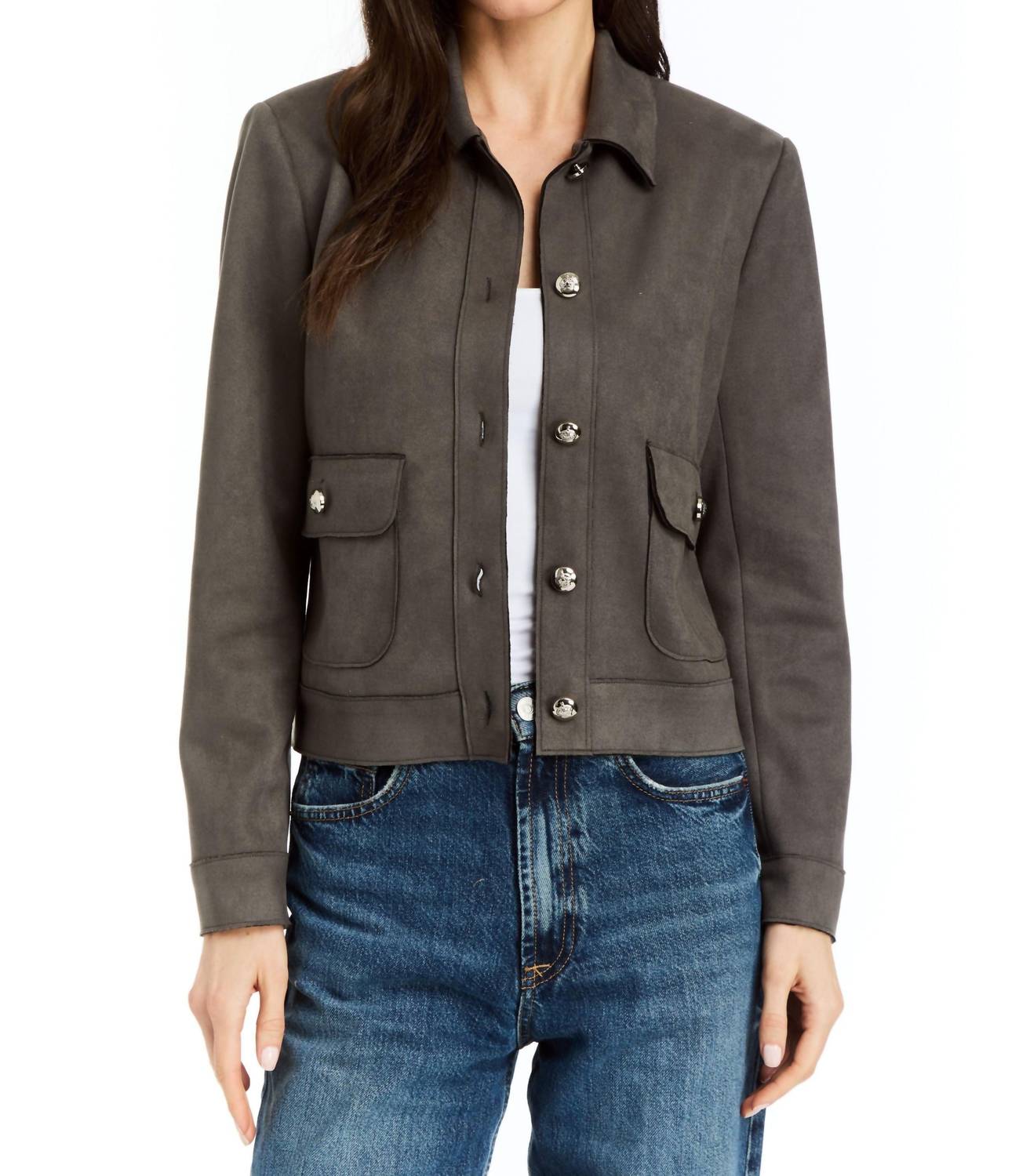 Drew - Berlin Stretch Sueded Jacket
