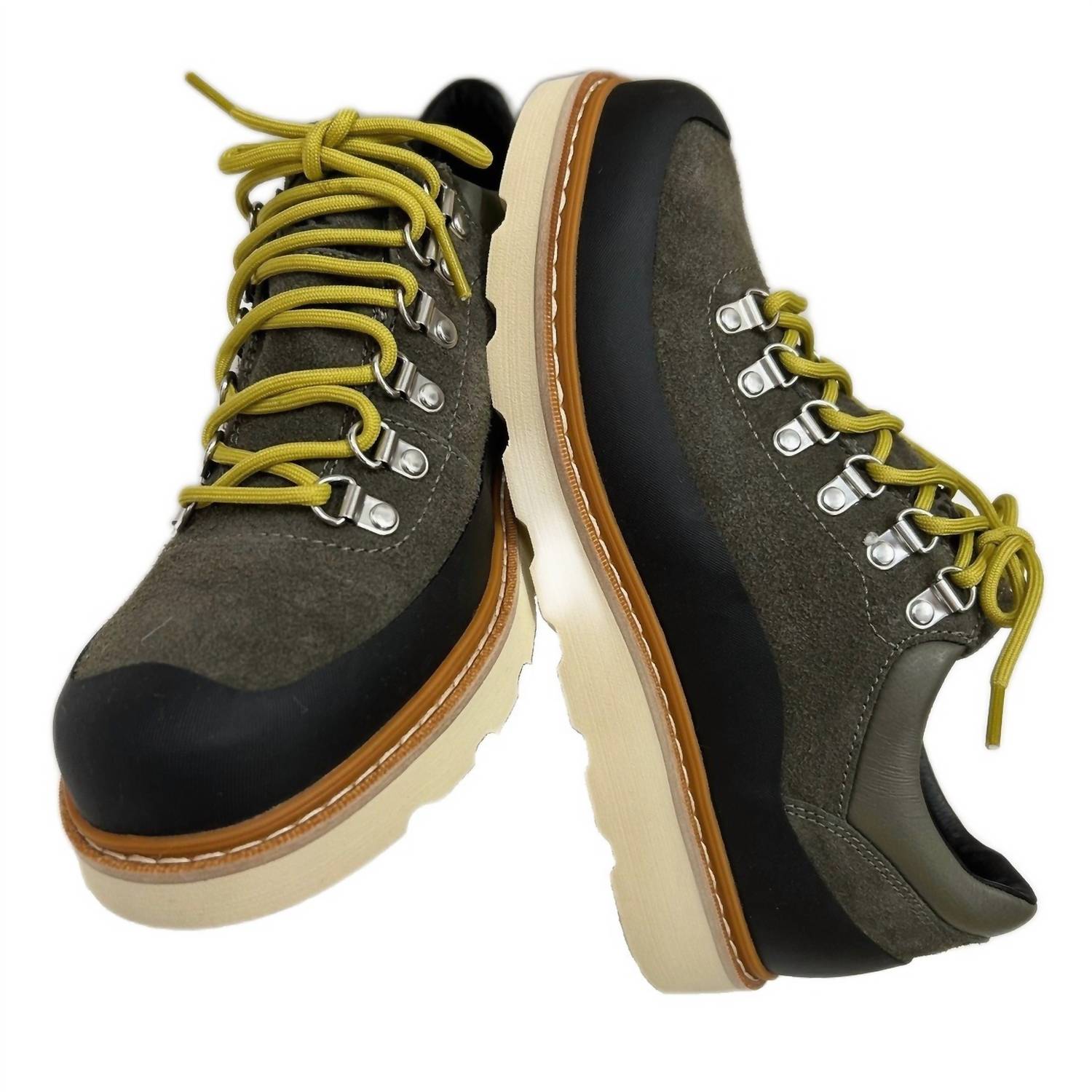 SOREL Men's Slabtown 62 Explorer Hiking Shoe in alpine tundra - men's sneaker - detail view