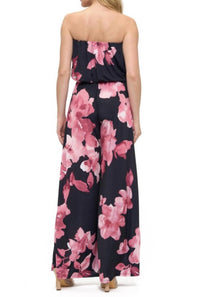 Ariella - Printed Tube Jumpsuit