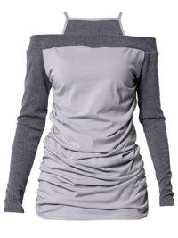 Metamorfosi - Open Shoulders Long Sleeve Top
