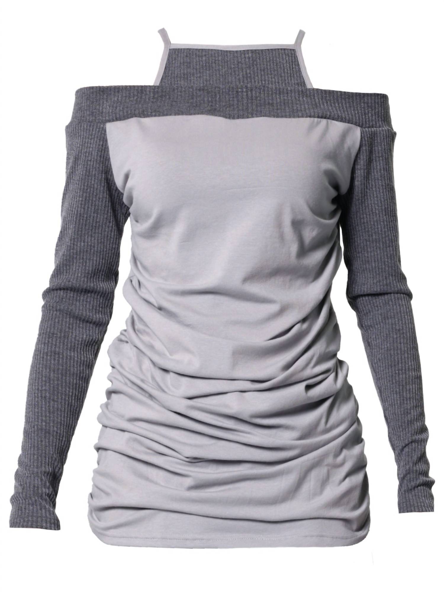 Metamorfosi - Open Shoulders Long Sleeve Top
