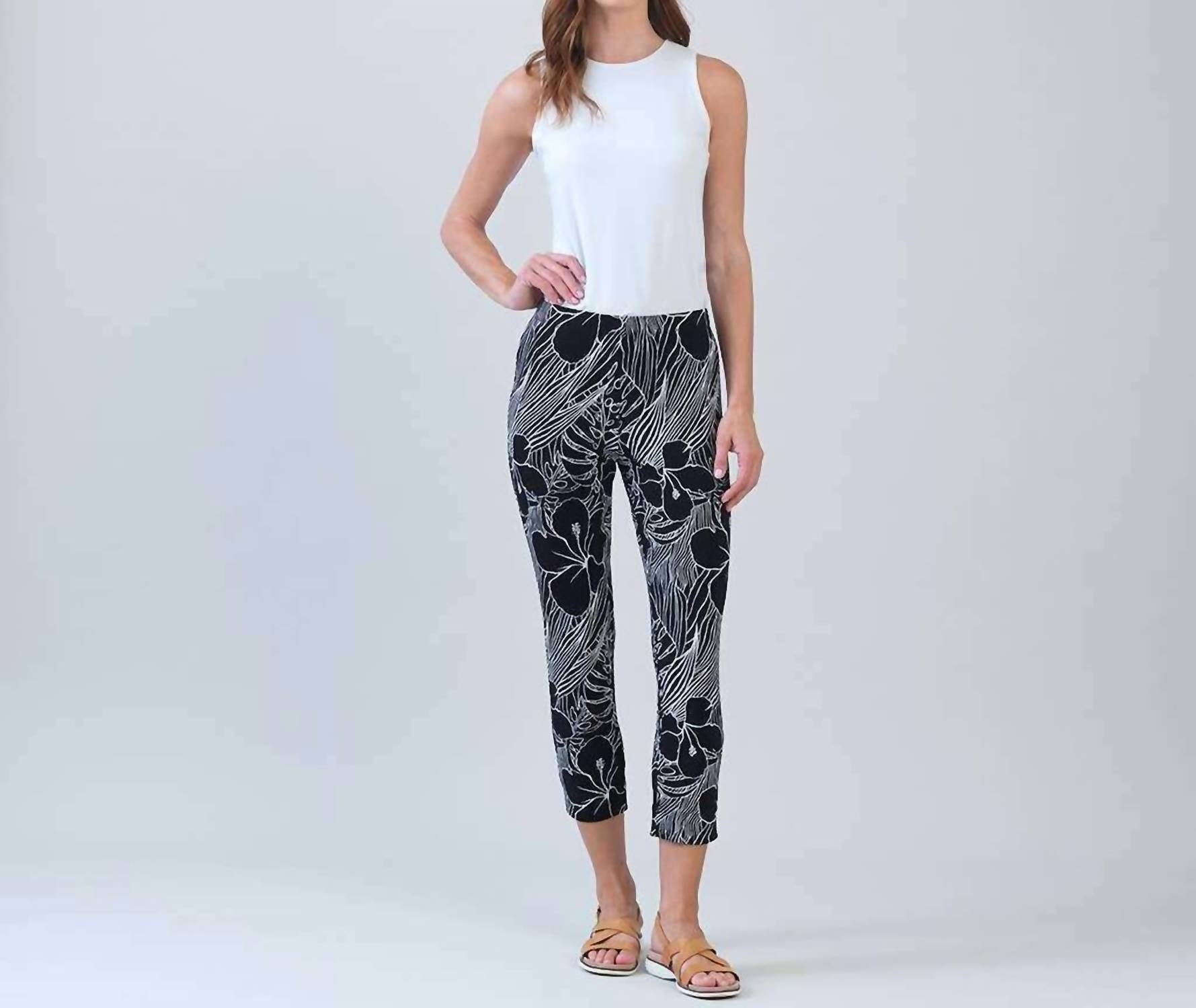 Clara Sunwoo - Soft Crepe Knit Pull-on Capri