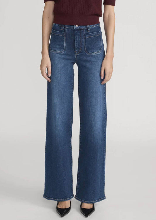 Frame - Le Slim Palazzo Modernist Pocket Jeans