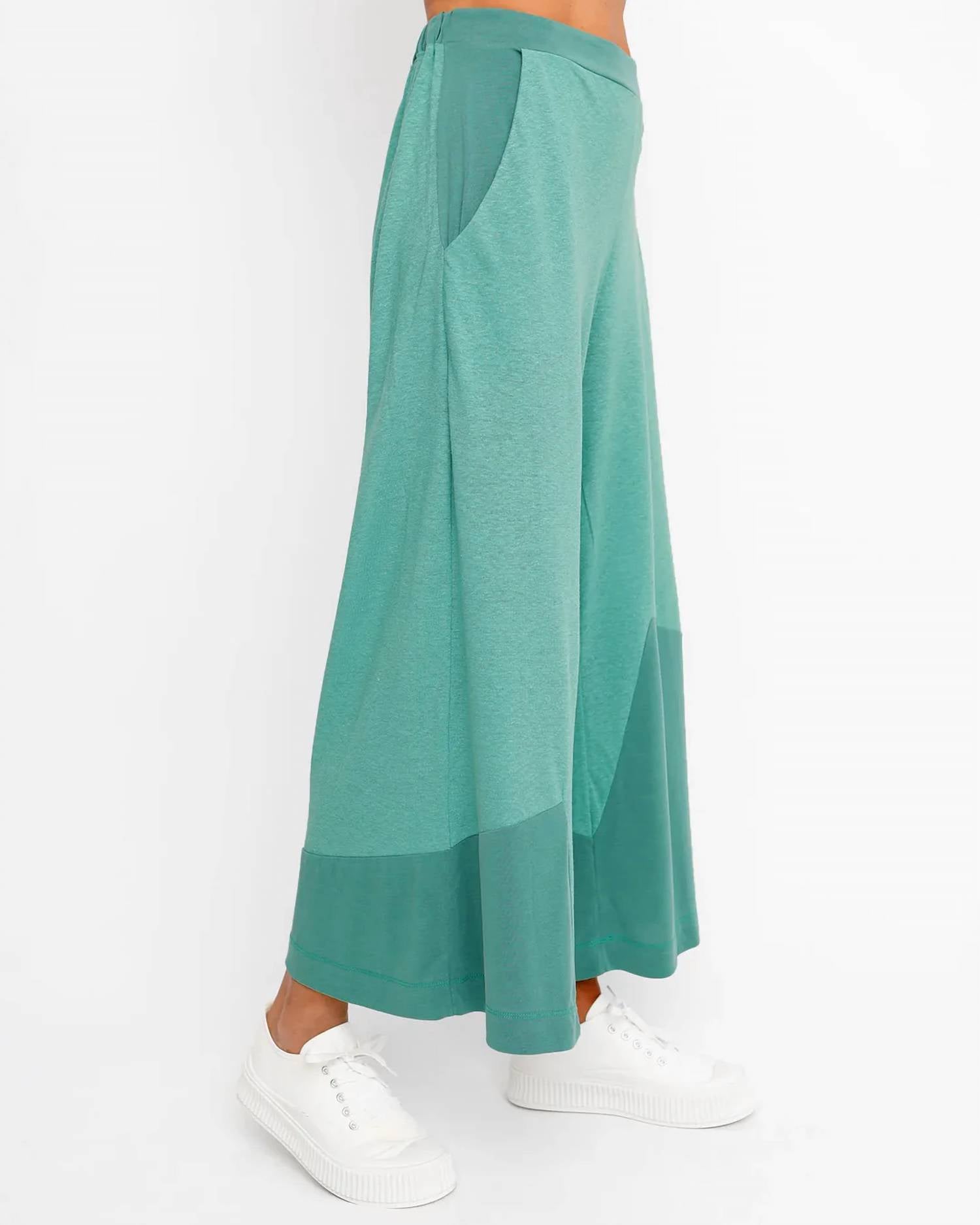 Ozai N Ku - Cropped Wide Leg Pants