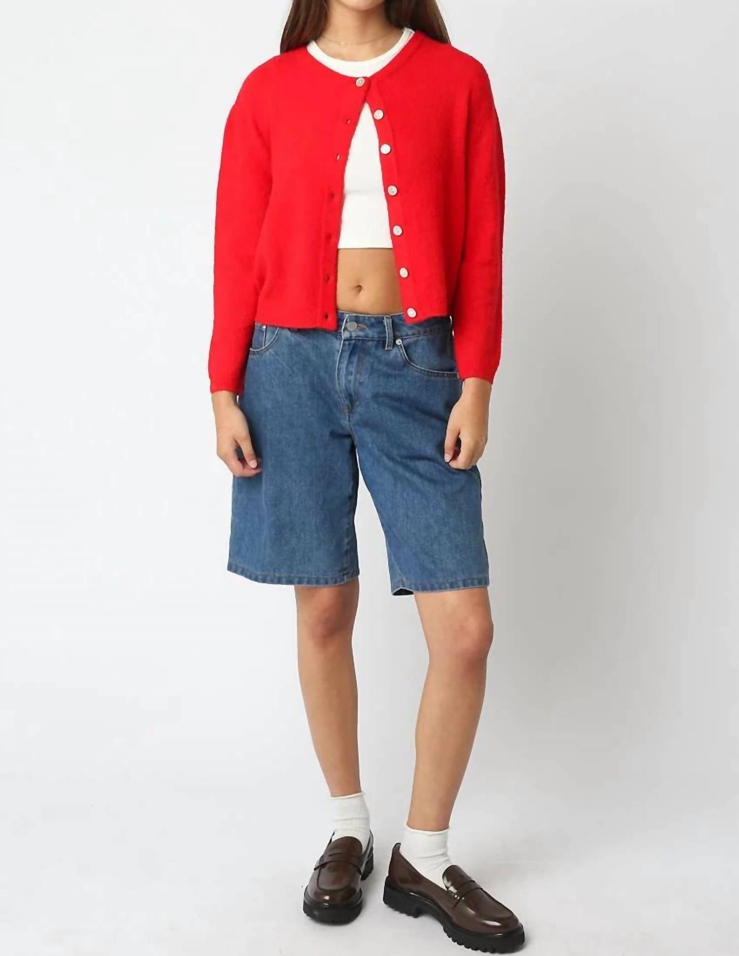 Olivaceous - Ashly Bermuda Shorts