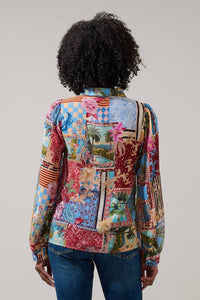 Sugarlips - Matra Long Sleeve Collared Blouse