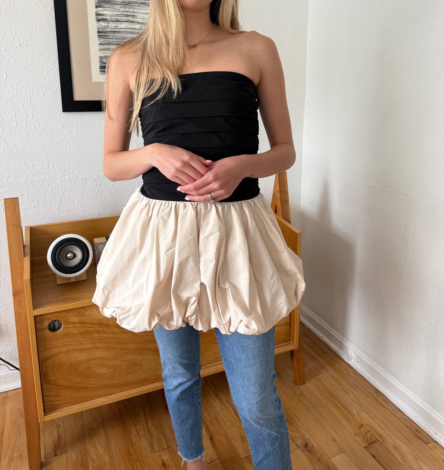 Sofie The Label - Ella Longline Peplum Sleeveless Top
