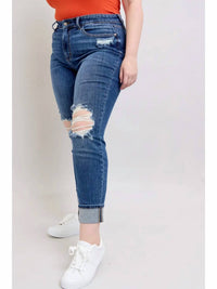 Judy Blue - Mr. Boyfriend Fit Witth Destroy Jeans