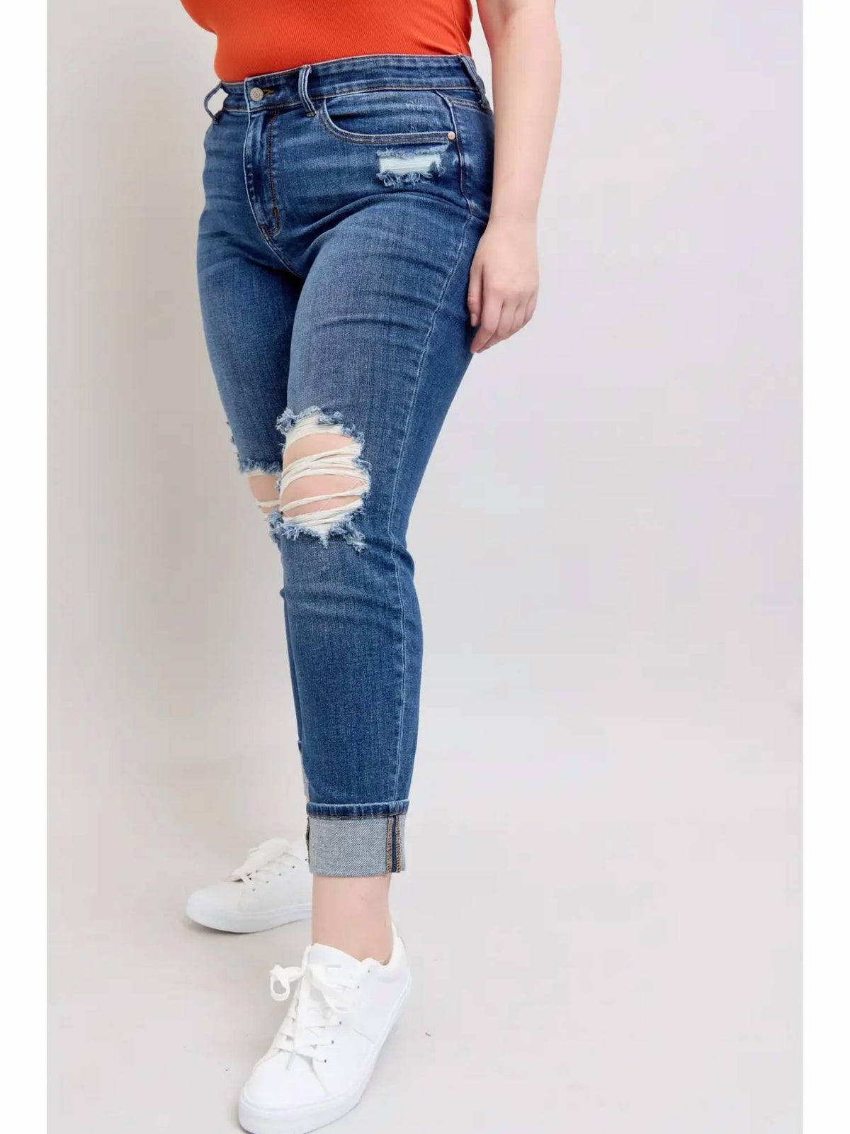 Judy Blue - Mr. Boyfriend Fit Witth Destroy Jeans